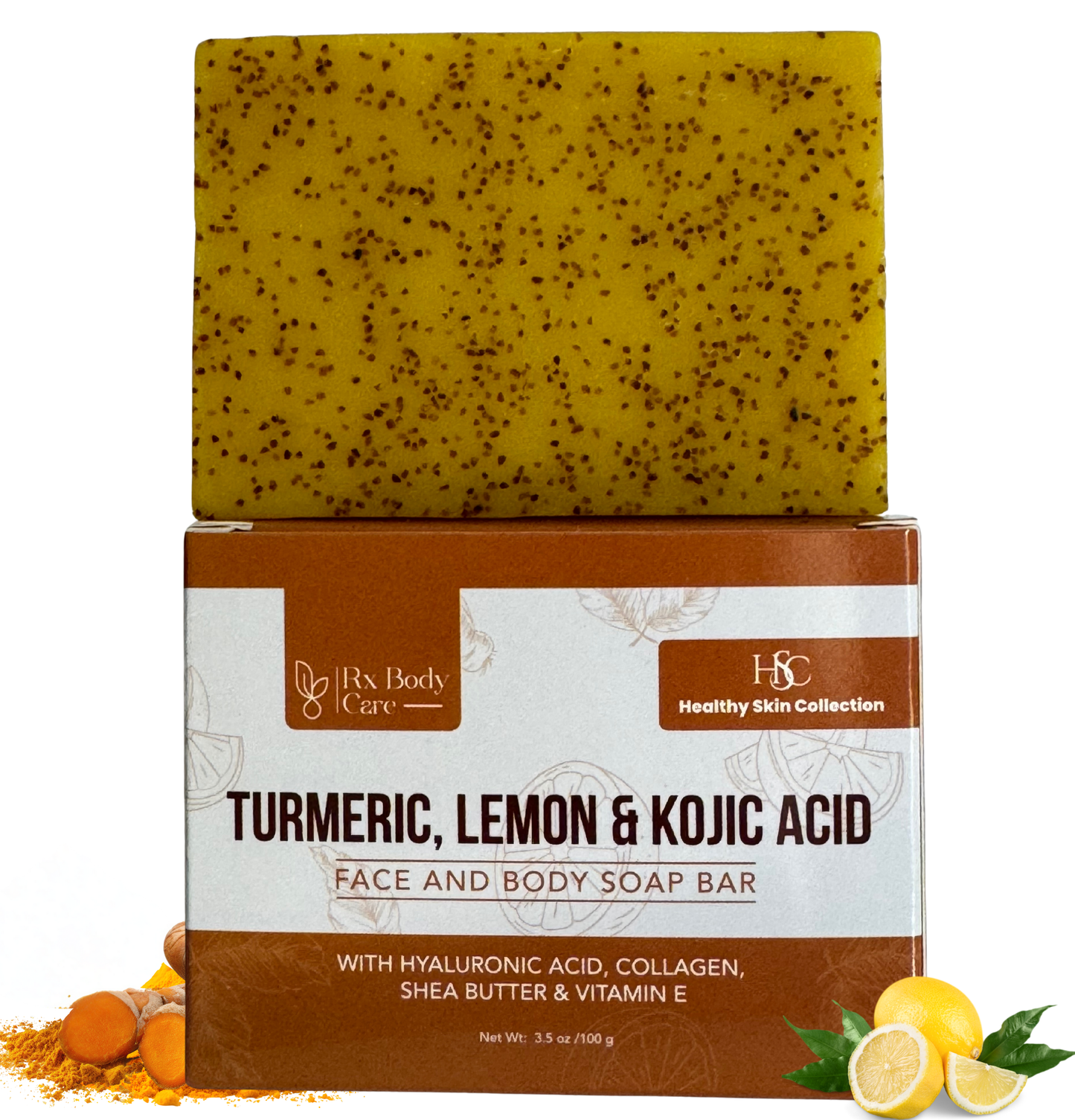 Dark Spot and Hyperpigmentation Turmeric, Lemon and Kojic Acid Soap Bar